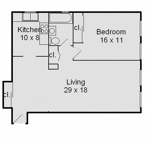 One-Bedroom C